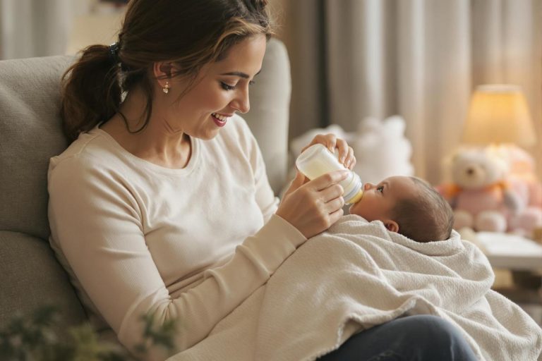 Bébé ne finit pas ses biberons et réclame 1h après