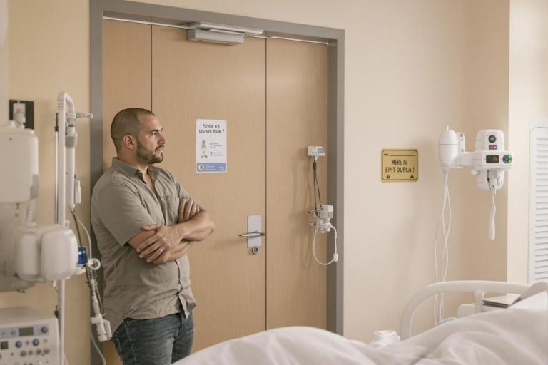 Pourquoi le papa doit sortir pendant la péridurale